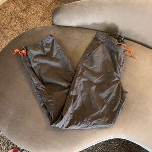 Juniors Y2K Anchor Blue cargo baggy pants dark grey size 7